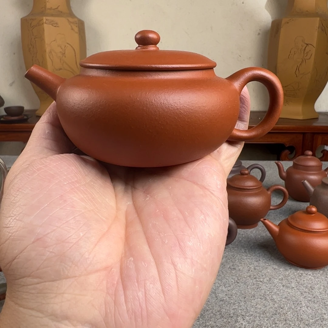平盖圆珠 小红泥 半手工 120cc