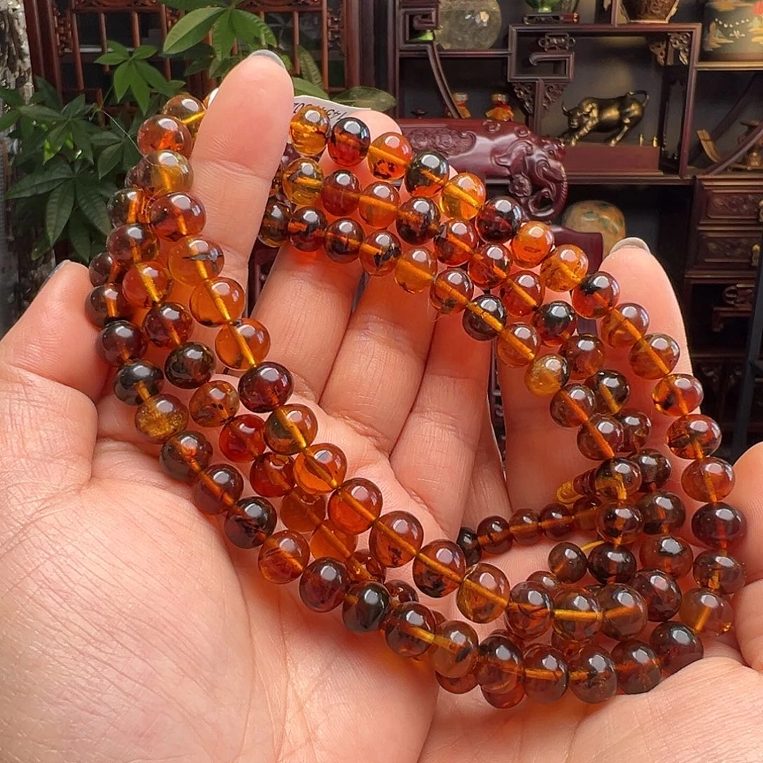 琥珀未镶嵌裸石抚顺琥珀20183九