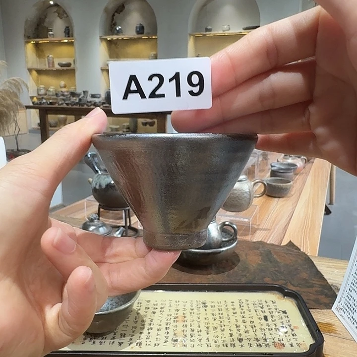 坭兴陶柴烧全手工原矿泥料杯