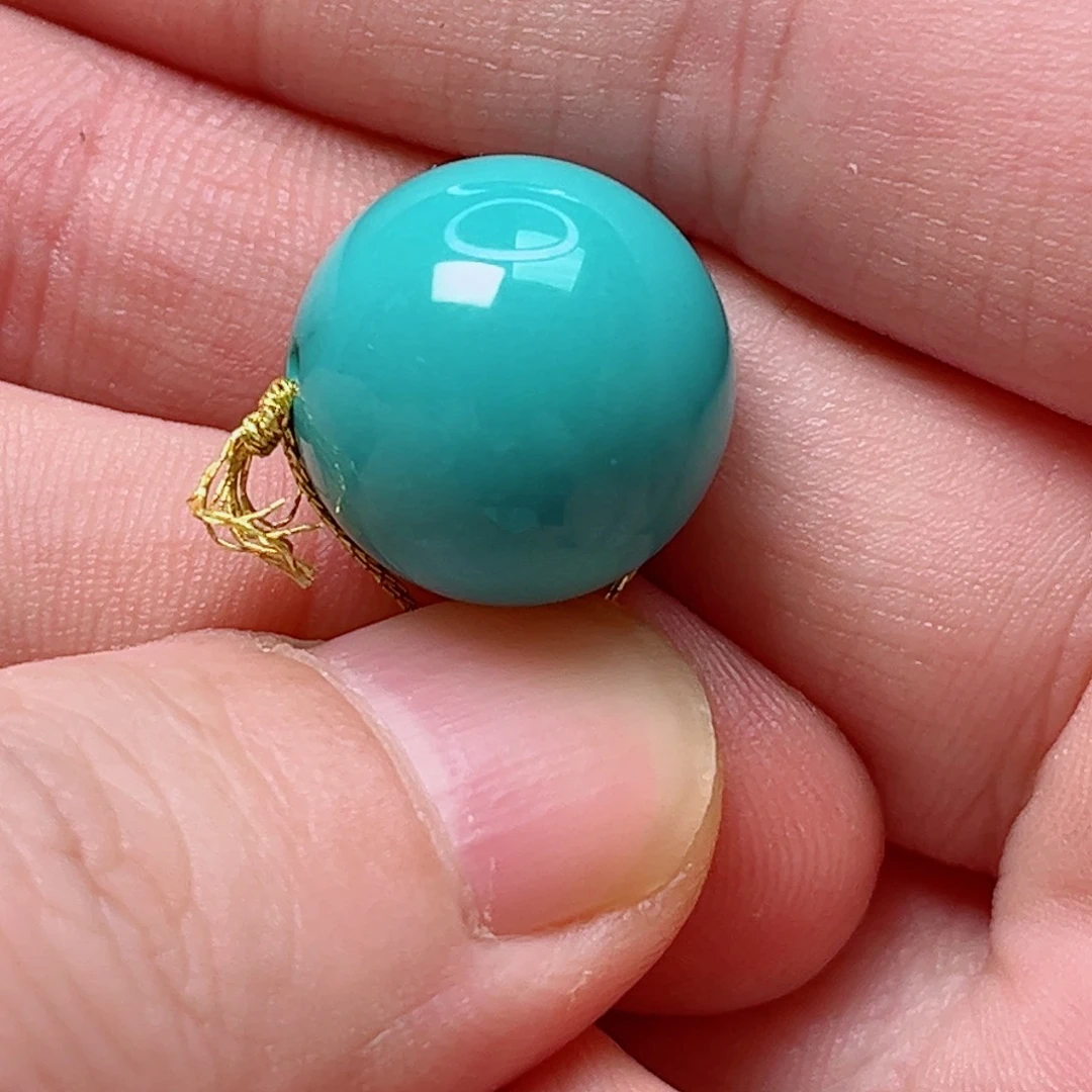 绿松石15.8圆珠未镶嵌