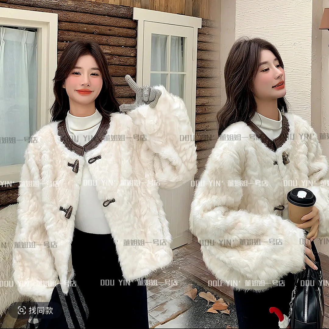 2507冬季女时尚气质短外套