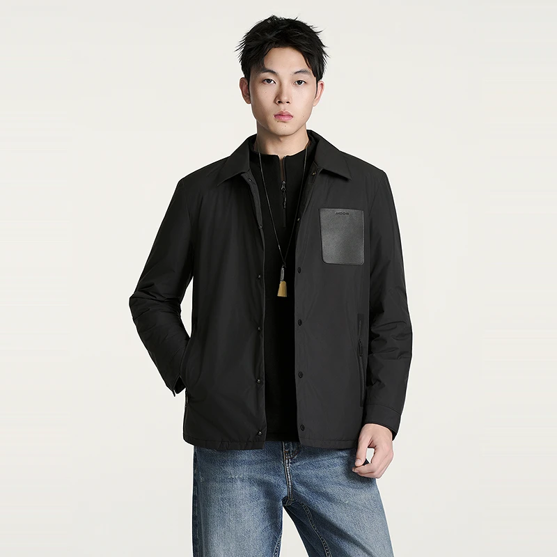 安正男装商场同款2025年冬装羽绒服AMFD1WR25A