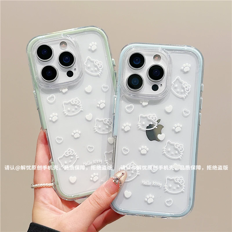 三合一炫彩适用苹果16/iPhone/华为/手机壳15/14防摔Pura70爆款潮