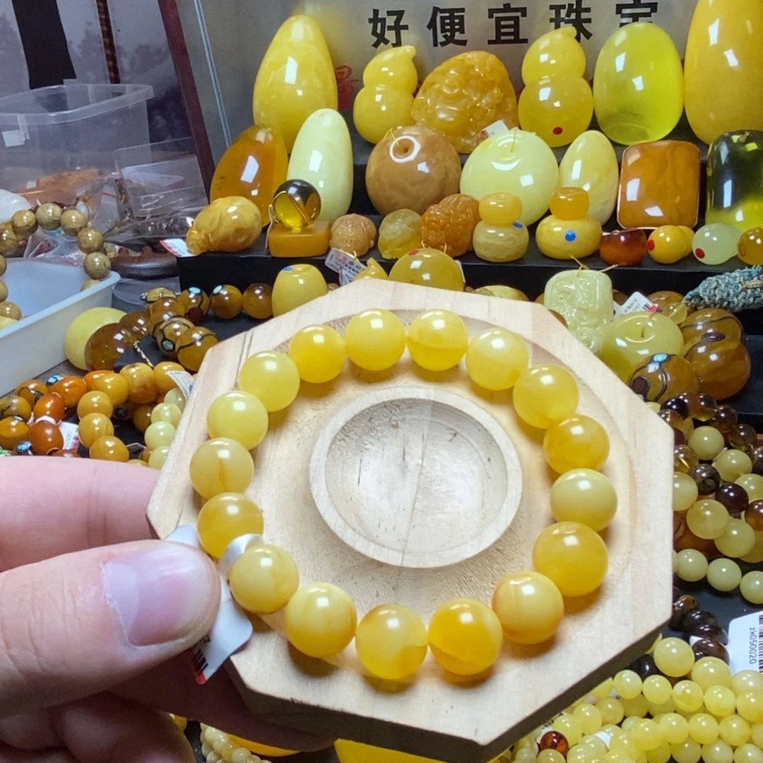 裸石琥珀未镶嵌蜜蜡