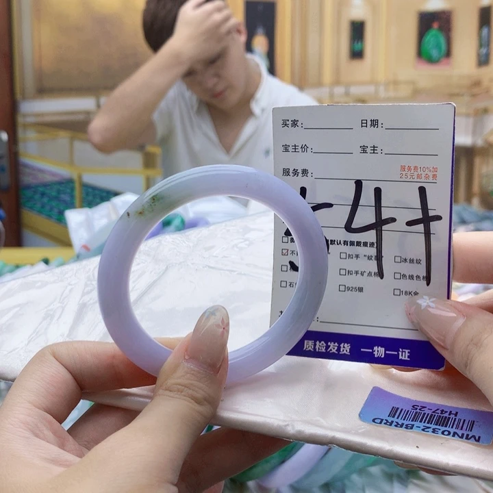 翡翠未镶嵌手镯00009……