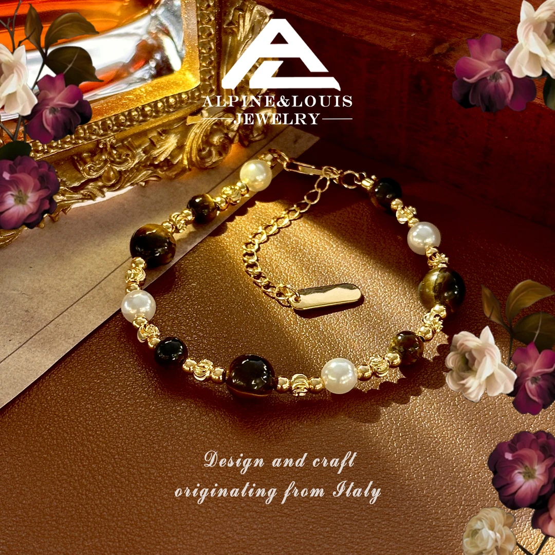 【大地笙歌】 意☆Alponelouis轻奢时尚百搭手链Z-8273