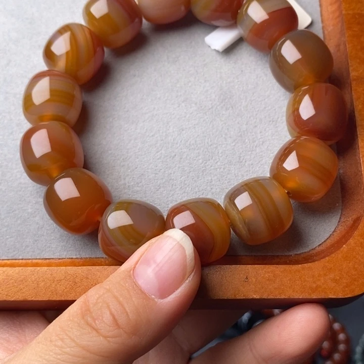 玛瑙/玉髓未镶嵌手链