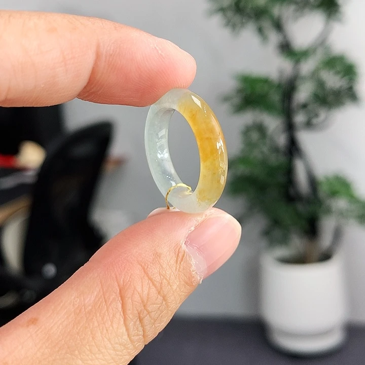 翡翠未镶嵌戒指10号