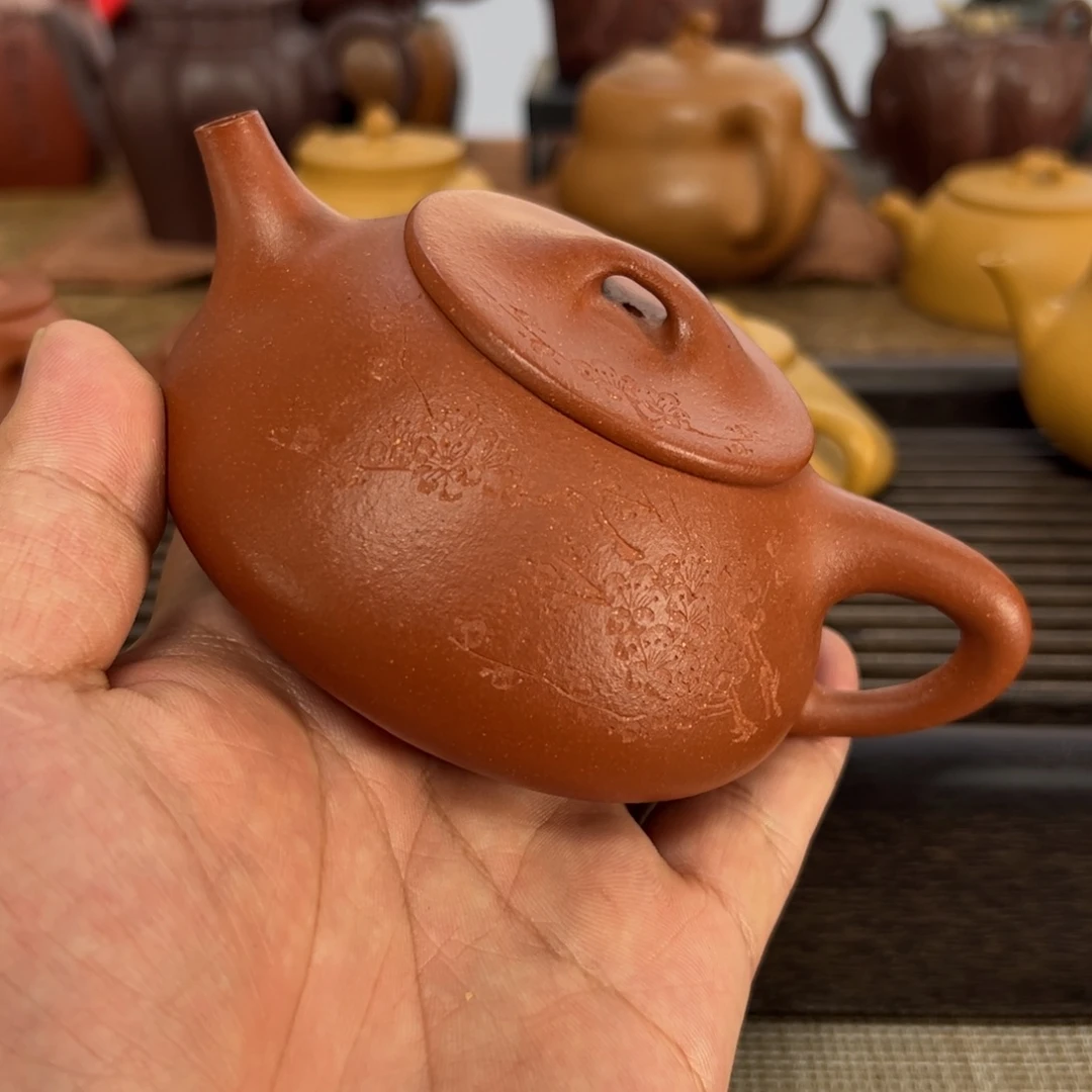 ↣***壮茶壶紫砂手工制作