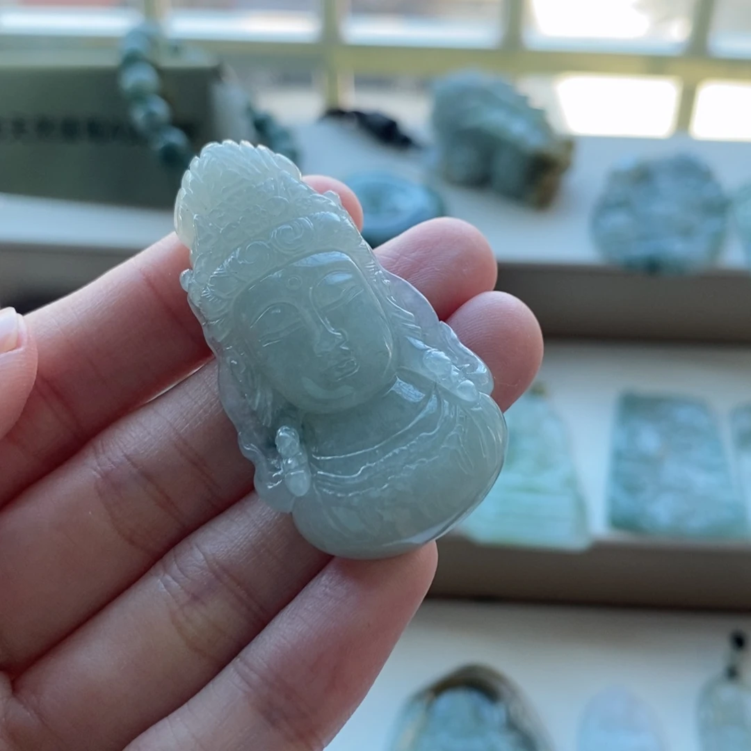 【闪购商品】颈饰未镶嵌翡翠天然缅甸翡翠