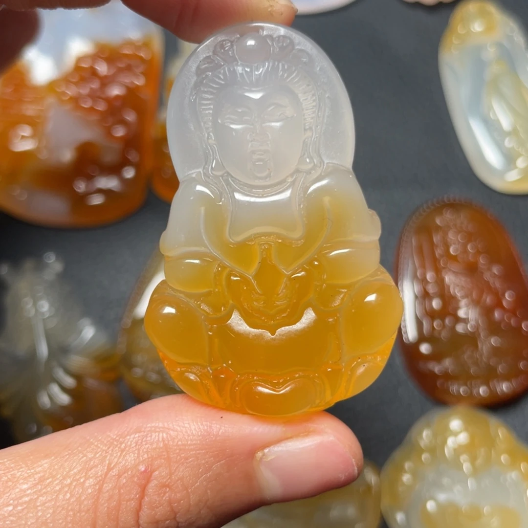 玛瑙/玉髓未镶嵌颈饰