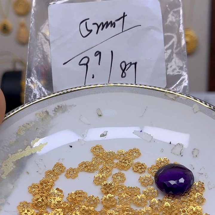 银S925镶嵌颈饰紫晶紫晶925镶嵌209