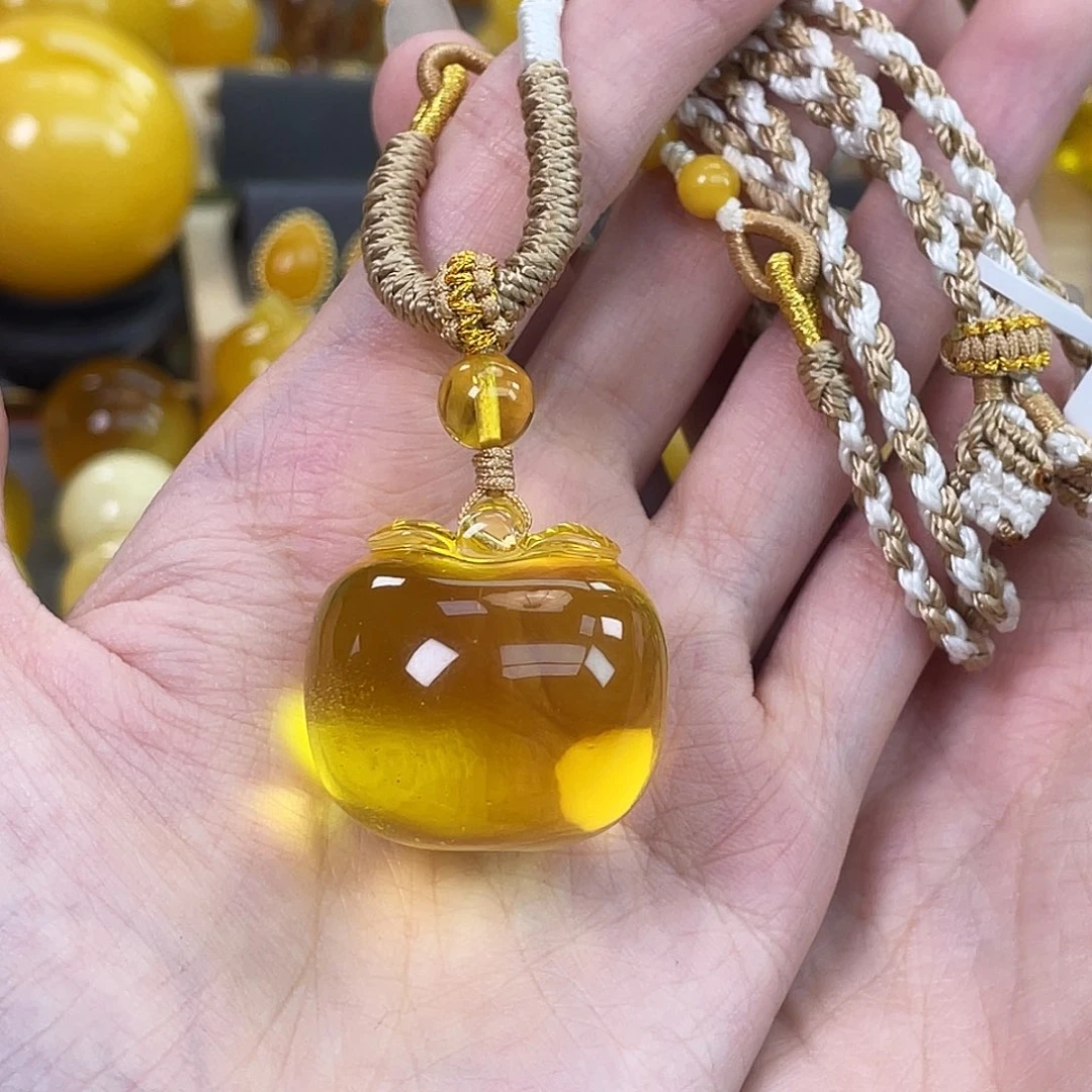 琥珀未镶嵌裸石琥珀蜜蜡J