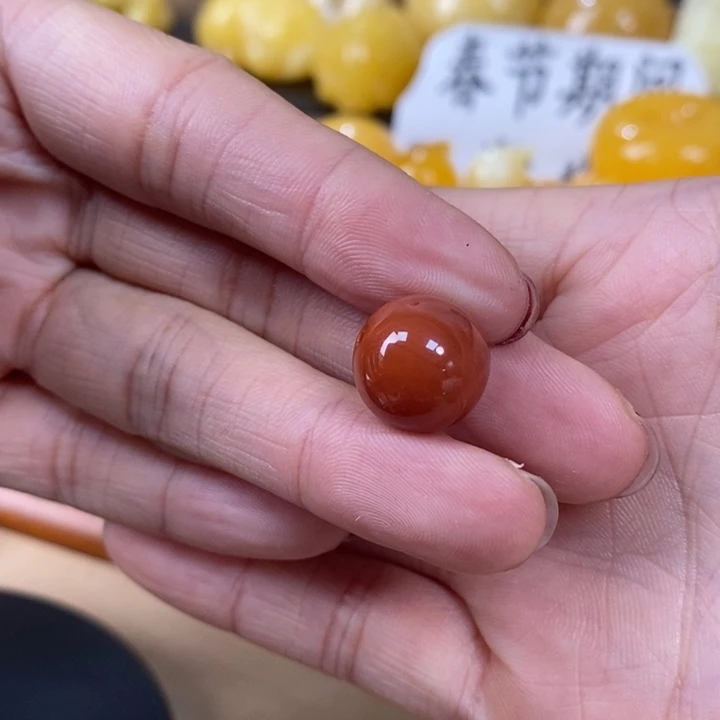 南红玛瑙圆珠未镶嵌徐*咪圆珠
