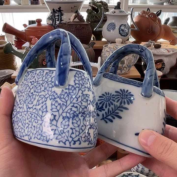 一****瓷片一对不错的好看的