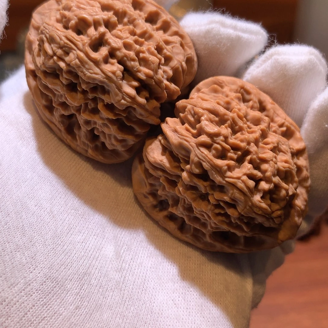 文玩核桃把件雪****.南将石狮子头