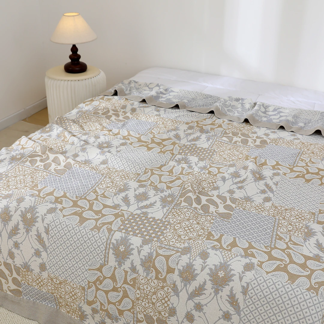 【牛哥福利】浮生梦-亲肤罗布麻轻奢盖毯2*2.3米