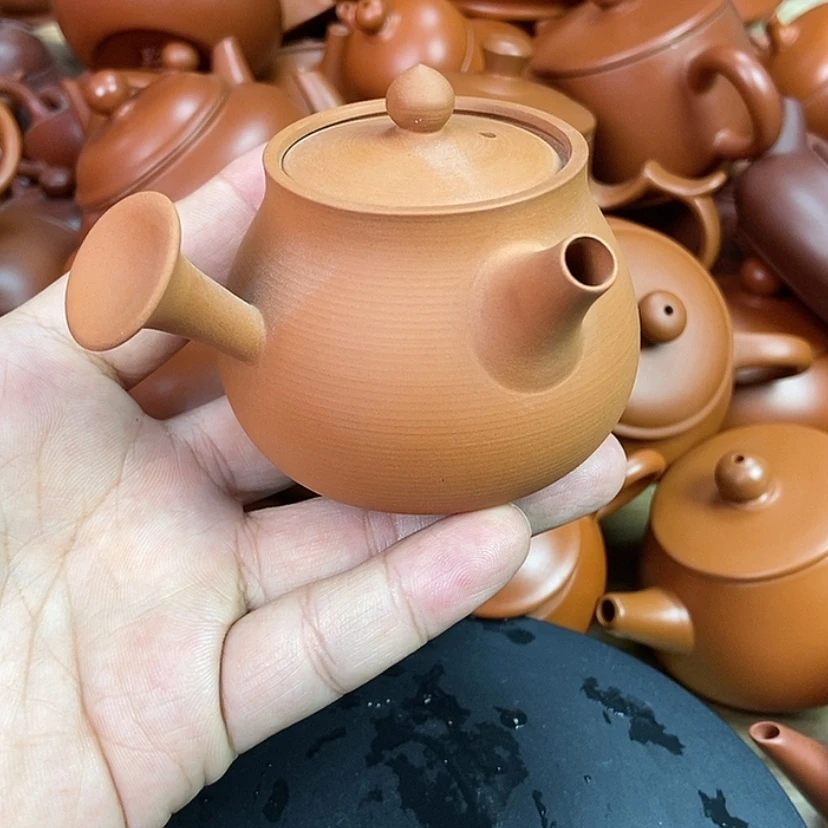 【闪购商品】茶壶朱泥左手侧把