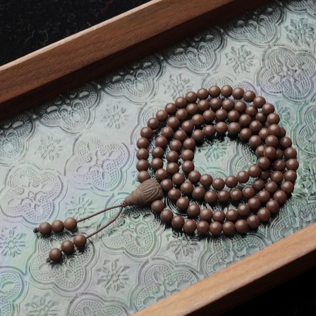 合香旷野香6mm圆珠念珠三通手串