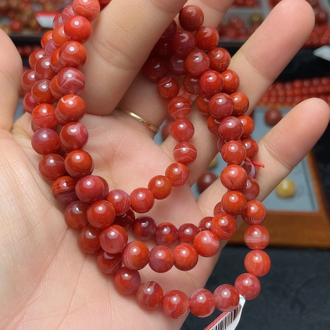 未镶嵌手串南红玛瑙7
