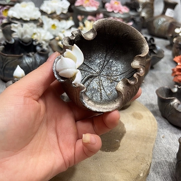 斑***马垚焱柴烧茶具分享