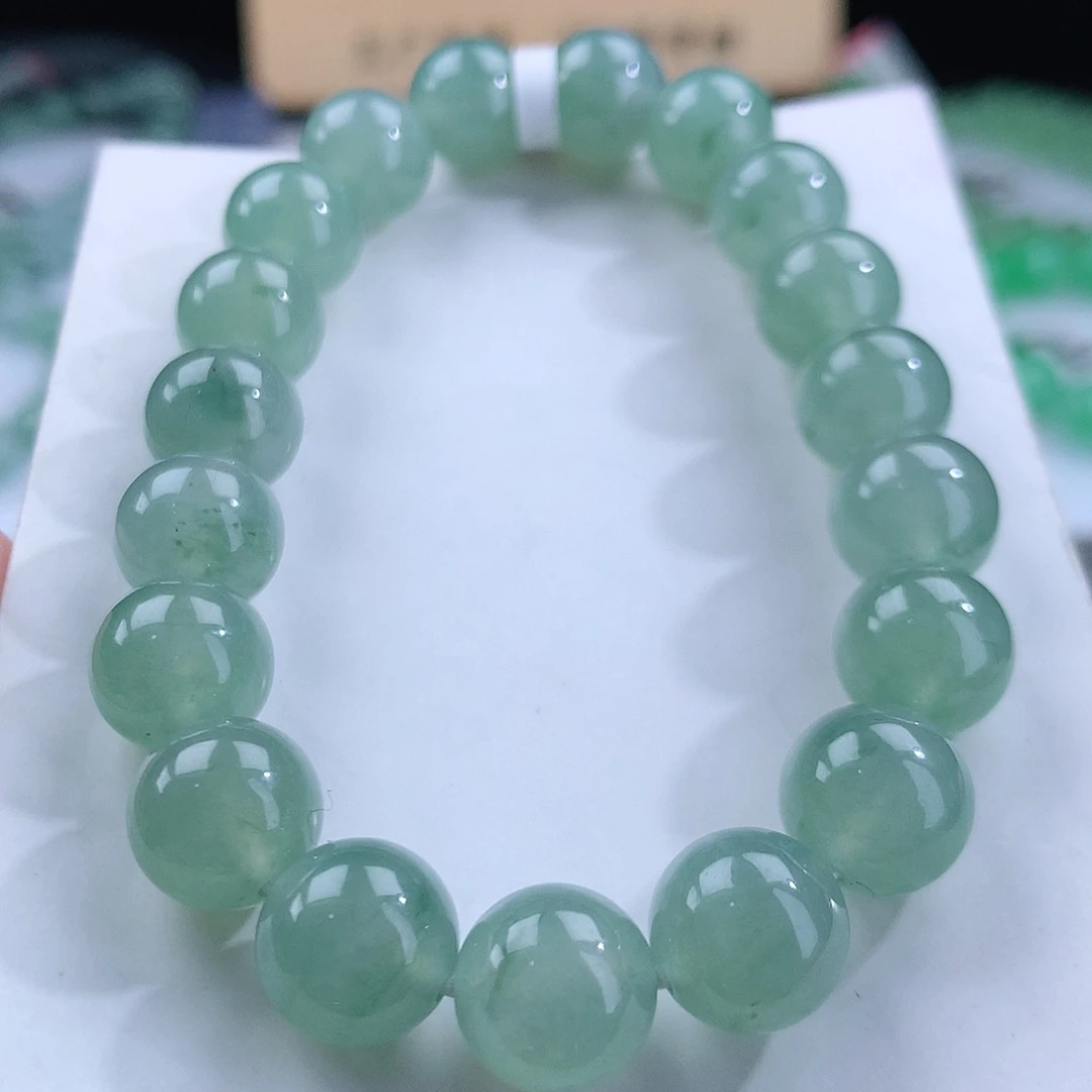 翡翠手链未镶嵌卡10mm