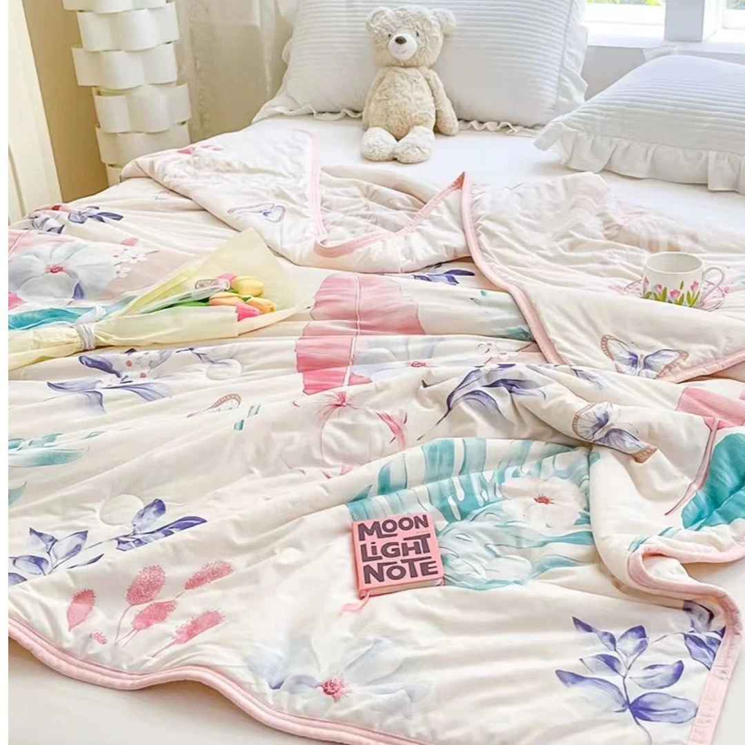 POCKET PIG/布袋猪卡通【盛夏漫舞】针织印花系列夏被