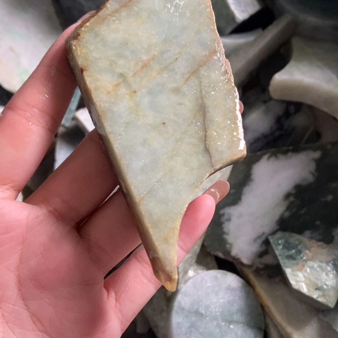 翡翠未镶嵌挂件天然翡翠
