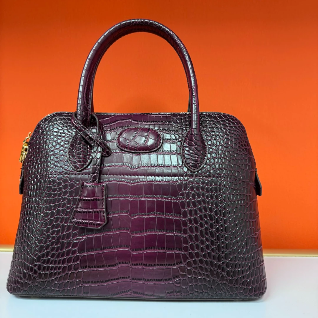 （亮牌灯点关注才可以拍）单肩斜手提包气质鳄鱼纹肩包经典轻奢时尚