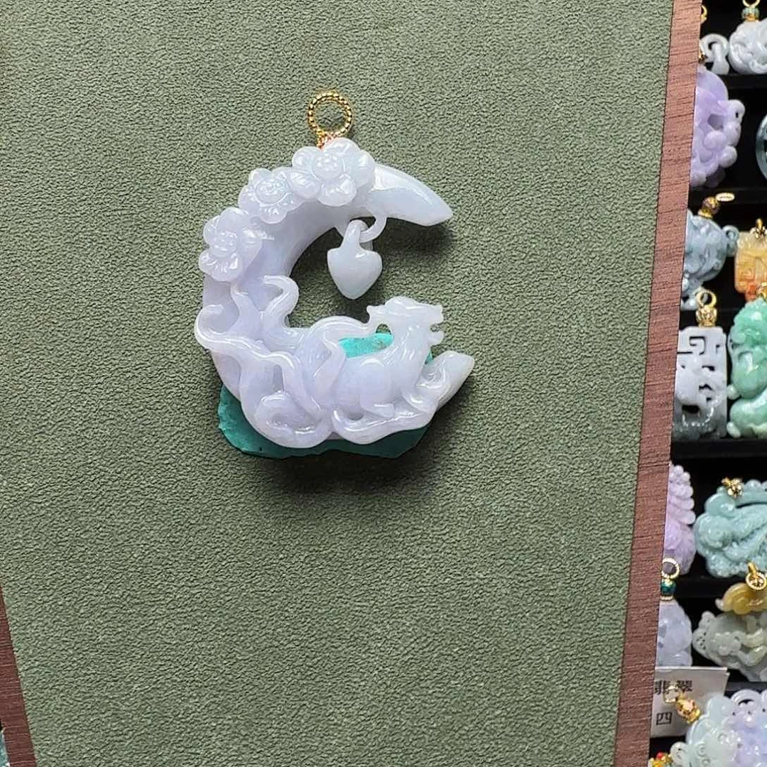 吊坠(赠链)合金翡翠