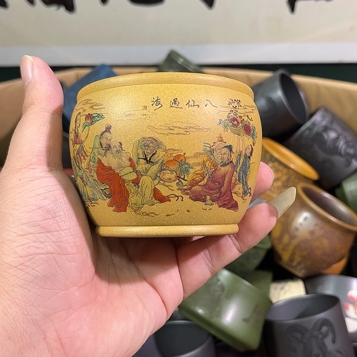 茶杯紫砂全手工紫砂主人杯