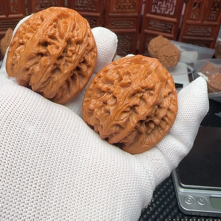 文玩核桃吊坠红锦鲤45尺福利