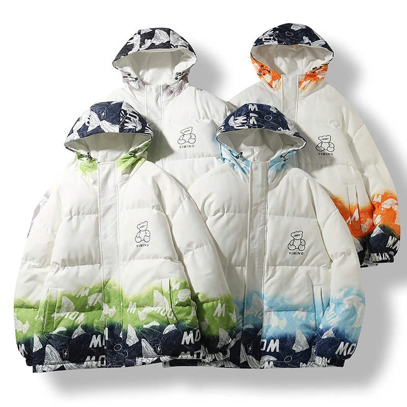 冬季青少年棉衣男学生时尚新款港风加厚潮流保暖百搭夹克外套