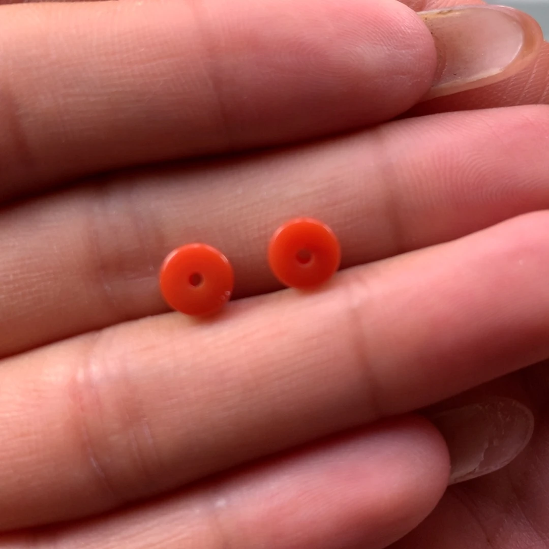 南红玛瑙隔片未镶嵌