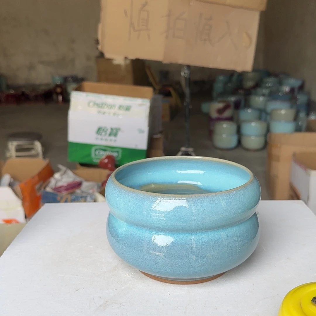 陶摆件郑家钧窑摆件微