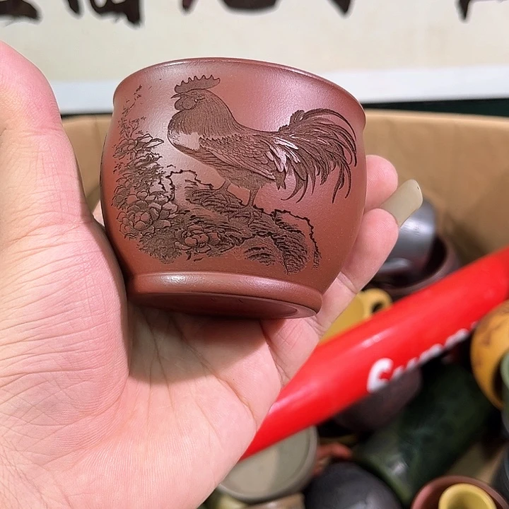 茶杯紫砂全手工紫砂主人杯