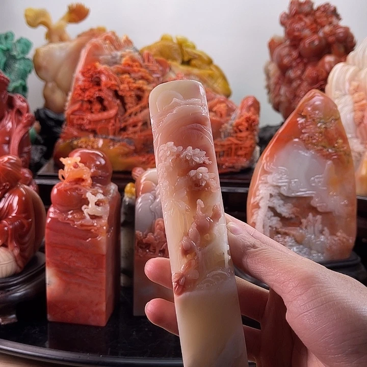 寿山石丝绸之路印章