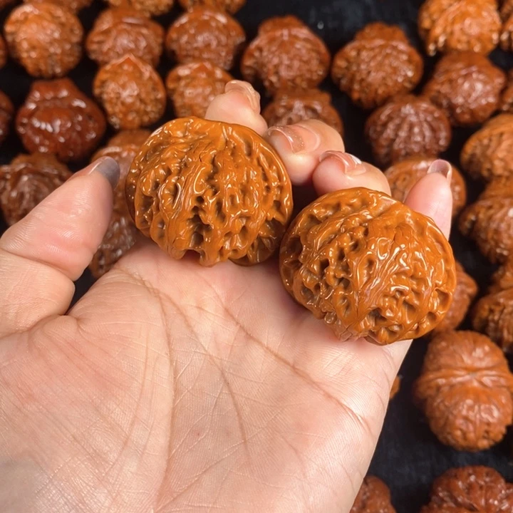 桃核吊坠小**z苹果一对10