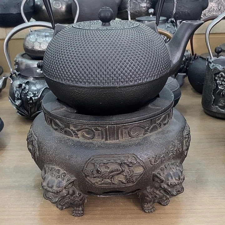 五兽炭炉一套+1.8升铁壶