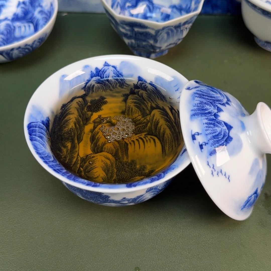 景德镇纯手绘茶具圆圆275