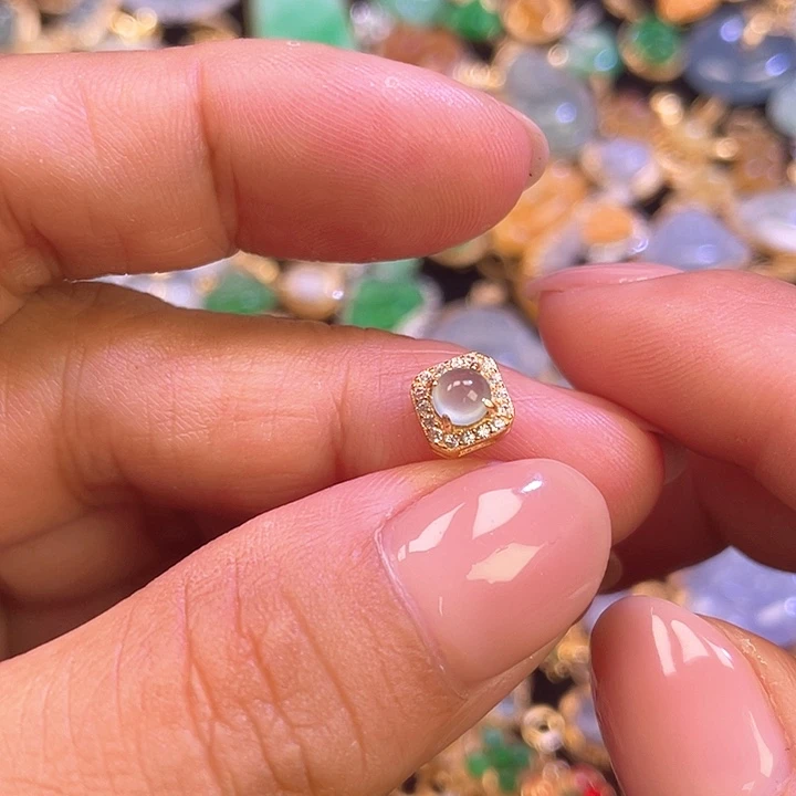 翡翠银S925镶嵌颈饰