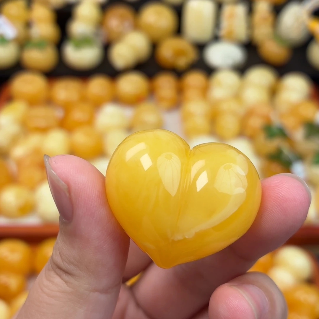 蜜蜡未镶嵌毛衣链蜜蜡