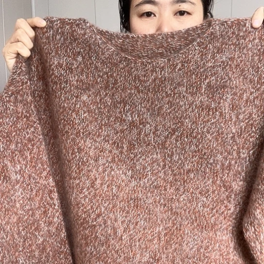 咖色圆领特价一件