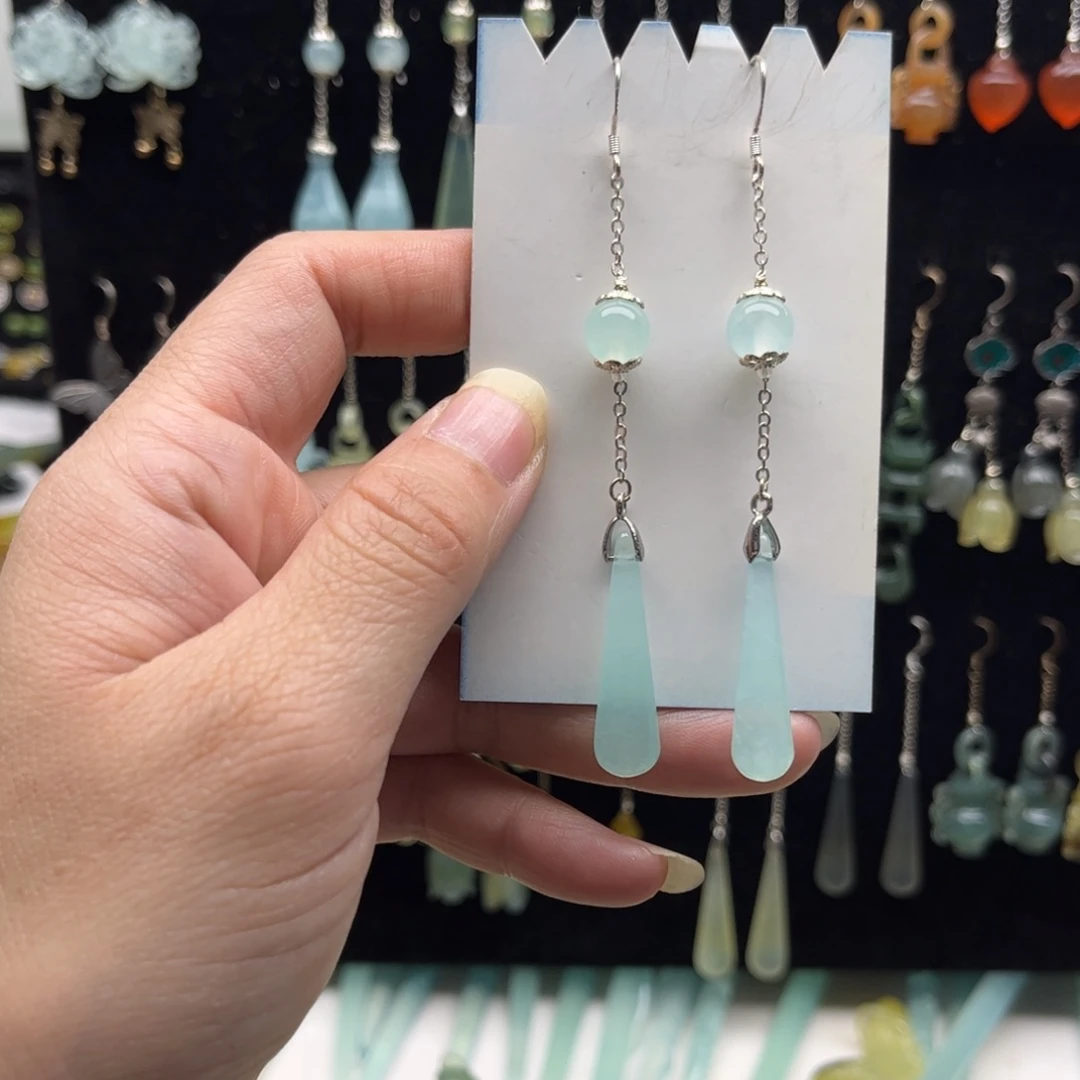 蛇纹石玉发饰合金