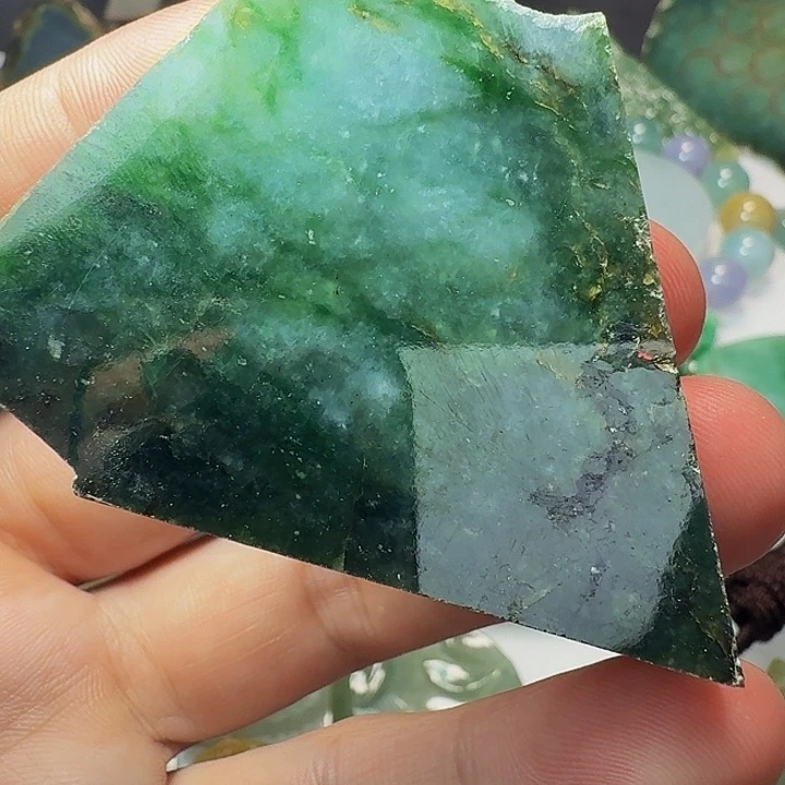 糊***涂翡翠散珠翡翠材料