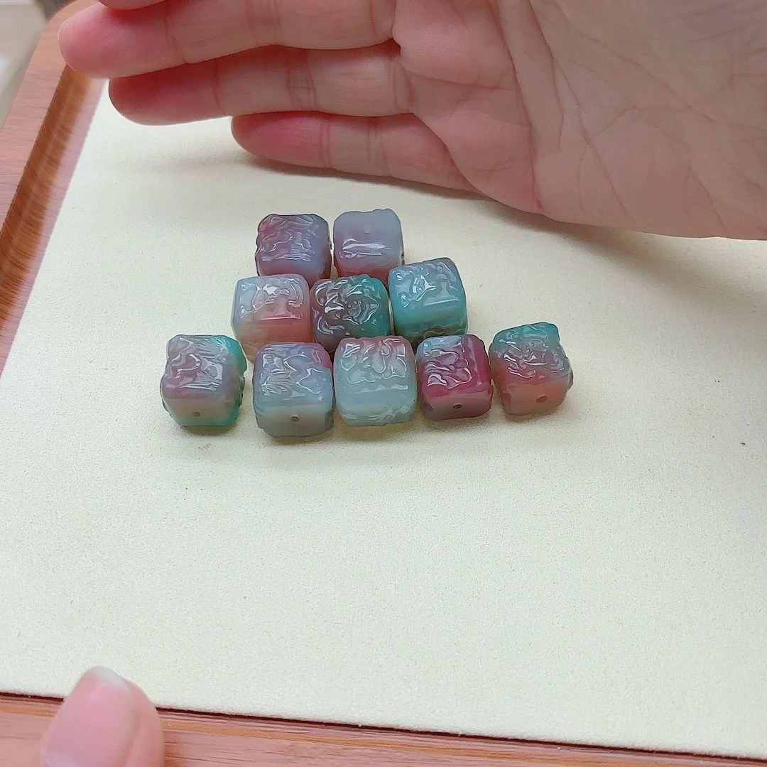 玛瑙/玉髓手串未镶嵌?****盐源玛瑙091
