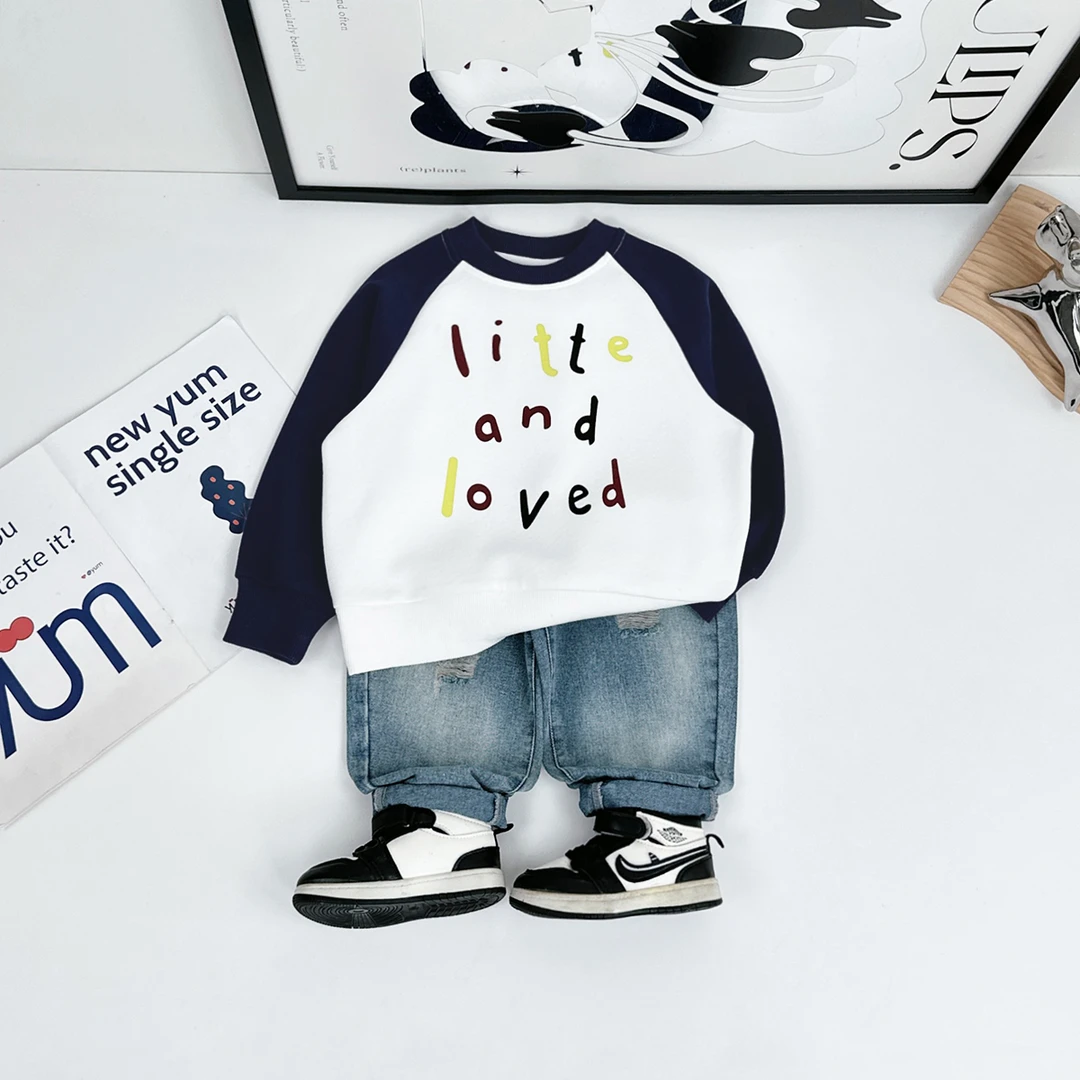 儿童卫衣长袖2025新款春装男童春秋上衣潮 BDC25652 悠悠童话童装