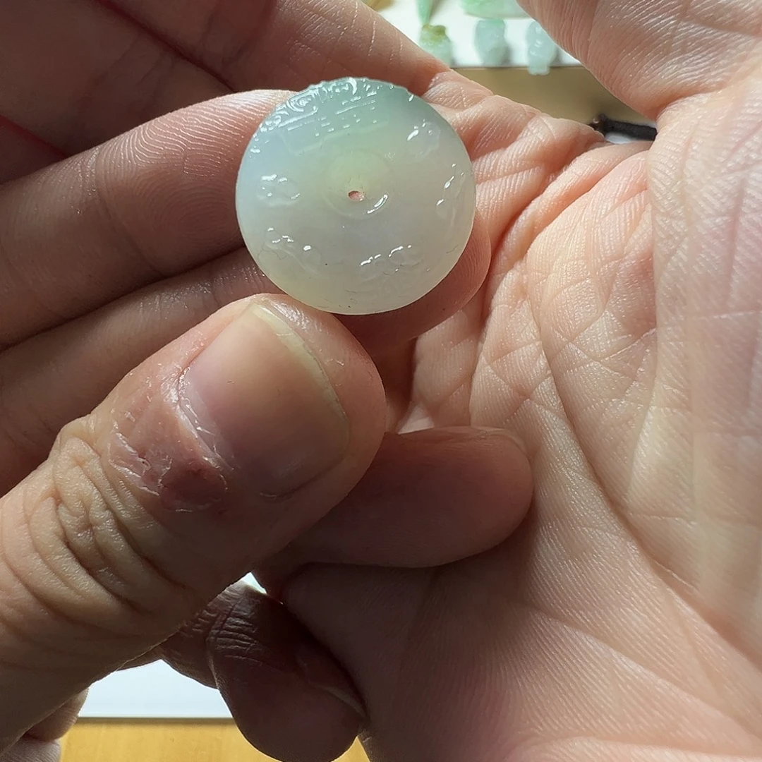 定制翡翠未镶嵌仿古扣