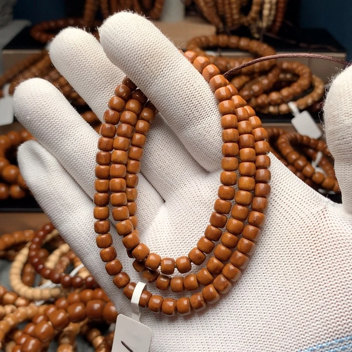 非金属木质紫金鼠6×5鼠尖老型脖挂120颗收藏