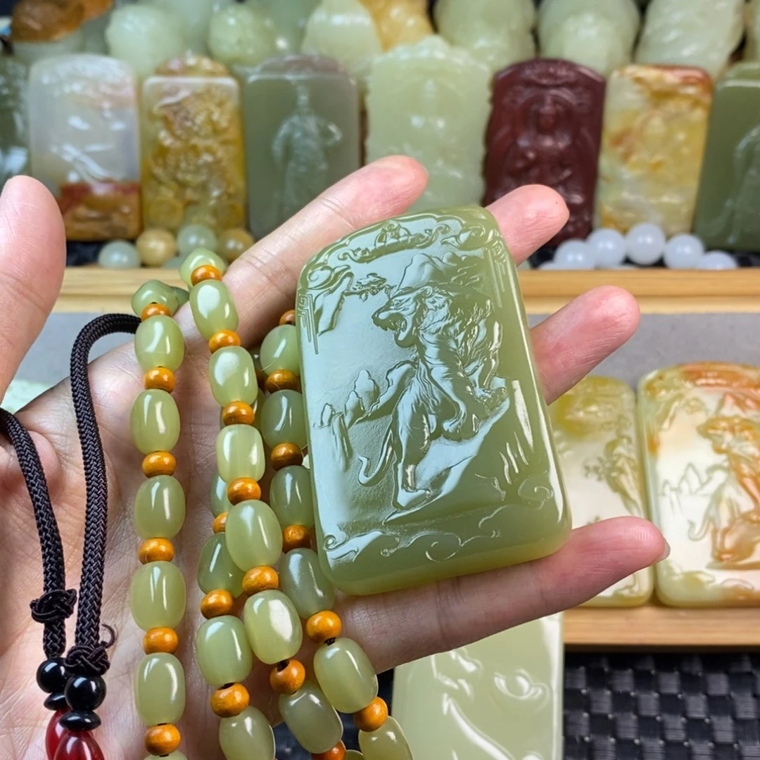 辛**生昆仑山料方解玉虎